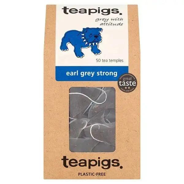 Teapigs Earl Grey Strong Tea Temples 50 x 2.5g (125g) - Honesty Sales U.K