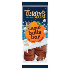 Terrys Chocolate Orange Snowballs Bar Milk 90g (Case of 20) - Honesty Sales U.K