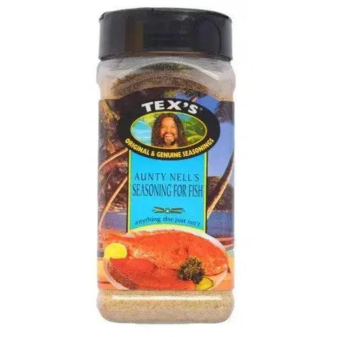 Tex's Aunt Nells Fish Seasoning 350g - Honesty Sales U.K