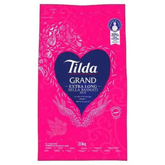 Tilda Grand Extra Long Sella Basmati Rice 20kg - Honesty Sales U.K