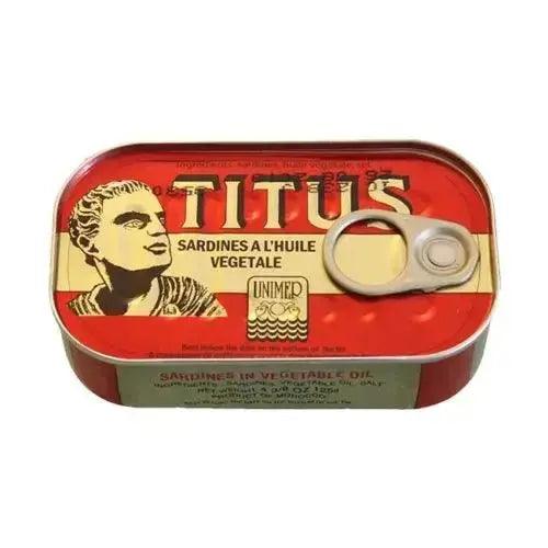 Titus Sardines in Vegetable Oil are prepared from only the highest - Honesty Sales U.K