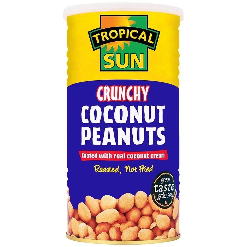 Tropical Sun Crunchy Coconut Peanuts - Honesty Sales U.K