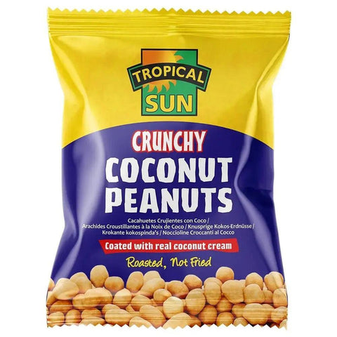 Tropical Sun Crunchy Coconut Peanuts - Honesty Sales U.K