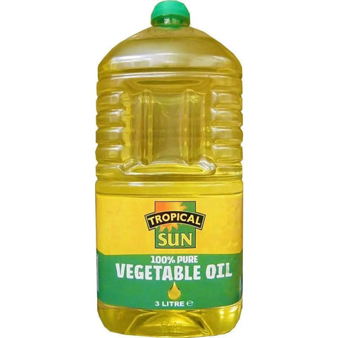 Tropical Sun Vegetable Oil -1 to 10ltr - Honesty Sales U.K