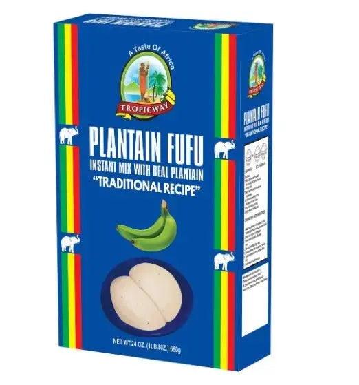 Tropicway Plantain Fufu 681g (24 Pcs in a Case) - Honesty Sales U.K
