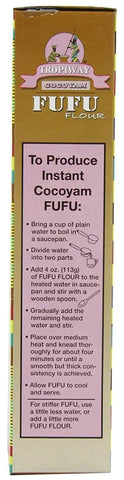 Tropiway Cocoyam Fufu Flour 680g desiccated cocoyam - Honesty Sales U.K