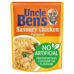 Uncle Bens Savoury Chicken Microwave Rice 250g (Case of 6) - Honesty Sales U.K