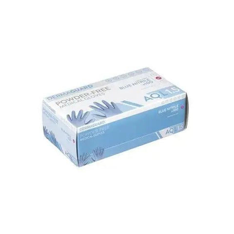 Unigloves Blue Nitrile Powder Free Gloves Large - Honesty Sales U.K