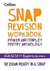 Used AQA Poetry Anthology Power and Conflict Workbook: Ideal for the 2024 and 2025 exams (Collins GCSE Grade 9-1 SNAP Revision) - Softcover - Honesty Sales U.K