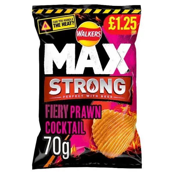 Walkers Max Strong Hot Sauce Blaze Crisps (Case of 15) - Honesty Sales U.K