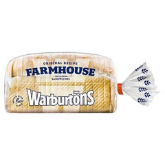 Warburtons Farmhouse Soft Bread 800g (Case of 1) - Honesty Sales U.K