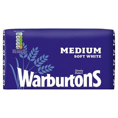 Warburtons Medium Soft White 800g (Case of 1) Warburtons