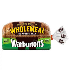 Warburtons The True Taste of Wholemeal 800g (Case of 1) - Honesty Sales U.K