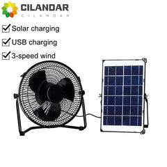 Wireless portable large wind solar electric fan outdoor charging floor fan thin variable frequency household countertop fan - Honesty Sales U.K