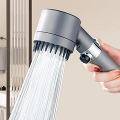 3 Modes High Pressure Portable , Filter, Rainfall Faucet Showerhead - Honesty Sales U.K