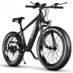 Professional Electric Bike For Adults, 26 X 4.0 Inches Fat Tire Electric Mountain Bicycle, 1000W Motor 48V 15Ah Ebike For Trail Riding, Excursion And Commute, UL And GCC Certified - Honesty Sales U.K